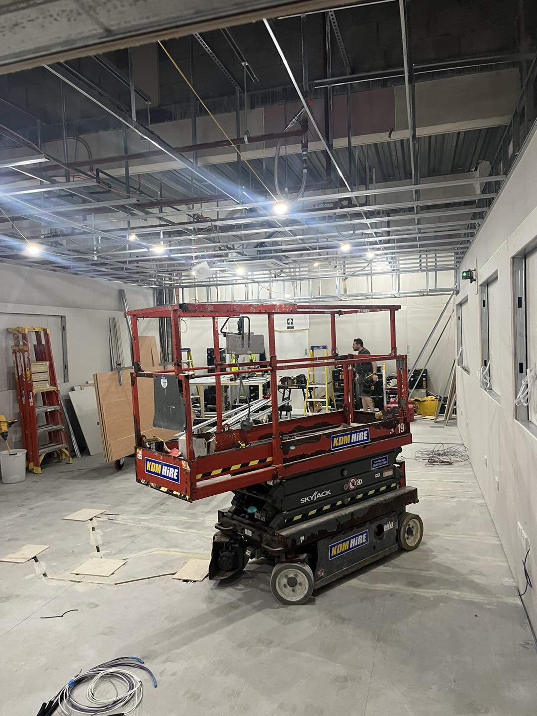 Lighting shopfloor in Carrickfergus, County Antrim