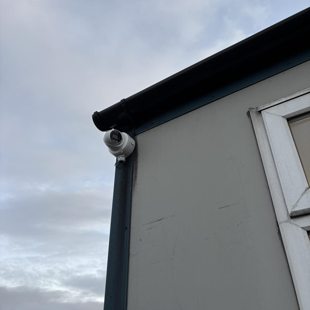 CCTV security camera installed in Carrickfergus, County Antrim
